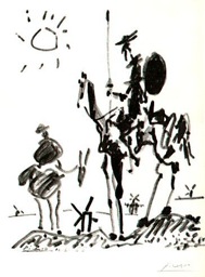 Don Quixote and Sancho Panza, by Pablo Picasso